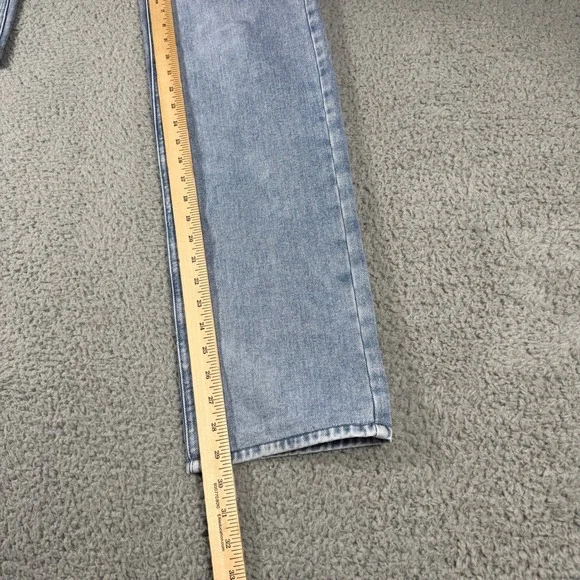 Pacsun 90s Boyfriend Jeans Size 24 Butterfly Light Wash High Rise - Picture 6 of 11